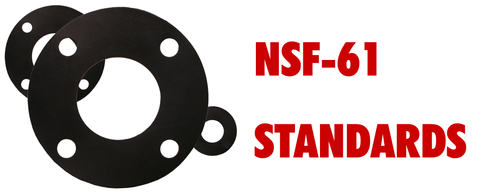 1/4 48 x 12 1 sheet Sterling Seal & Supply Black EPDM Rubber NSF/ANSI 61 Gasket