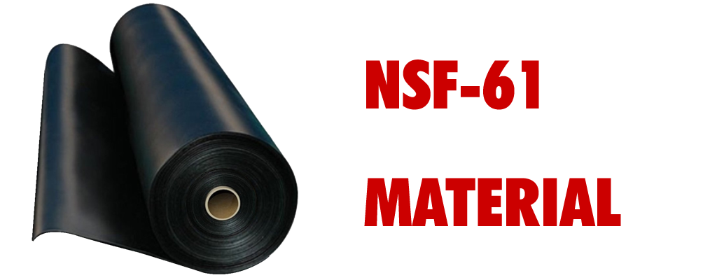 1/4 48 x 12 1 sheet Sterling Seal & Supply Black EPDM Rubber NSF/ANSI 61 Gasket